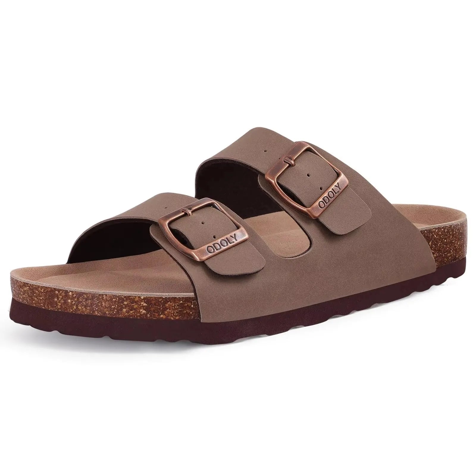 Cork Sole Slippers For Women Men Classic Suede Summer