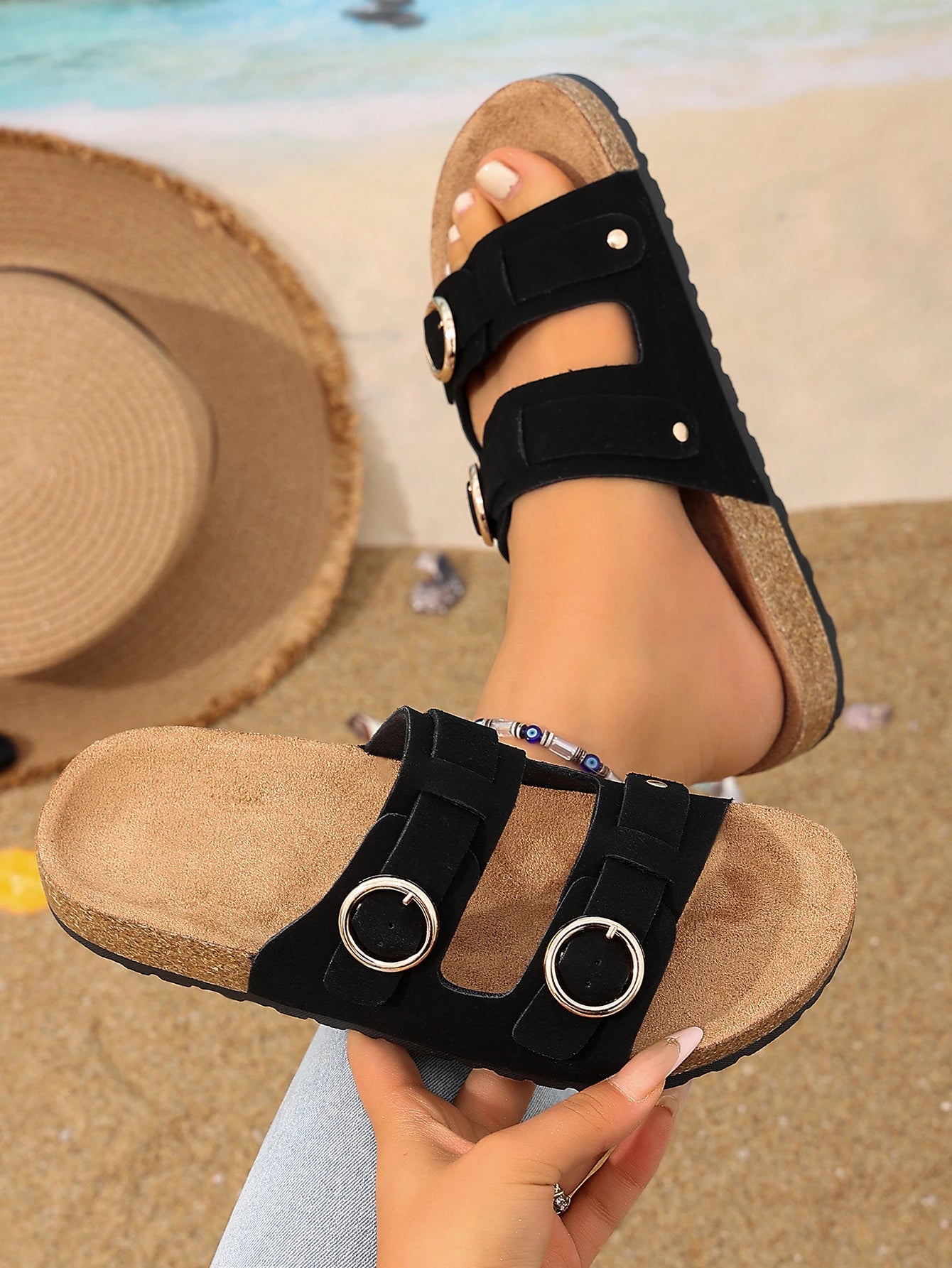 Comfortable Beach Slide Sandals