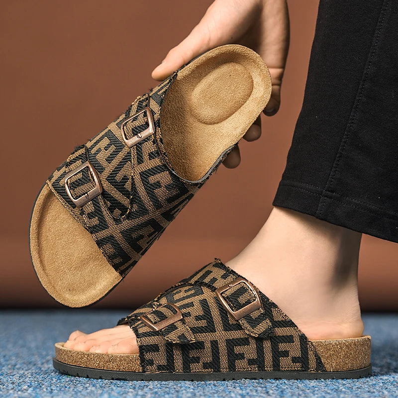 Men's Cork Summer Slippers