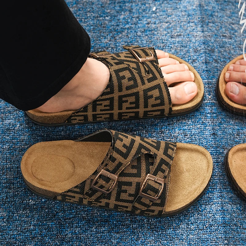 Men's Cork Summer Slippers