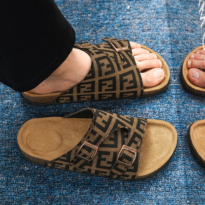 Men's Cork Summer Slippers