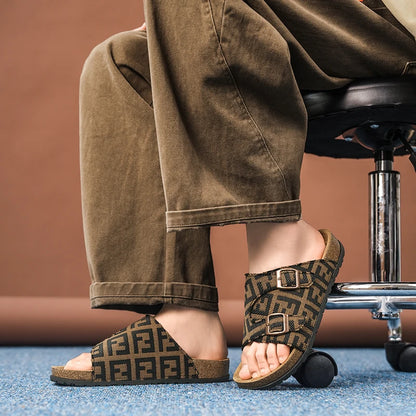 Men's Cork Summer Slippers